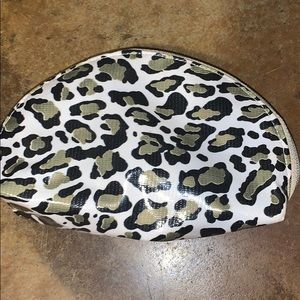 Cheetah print Consuela small cosmetic bag